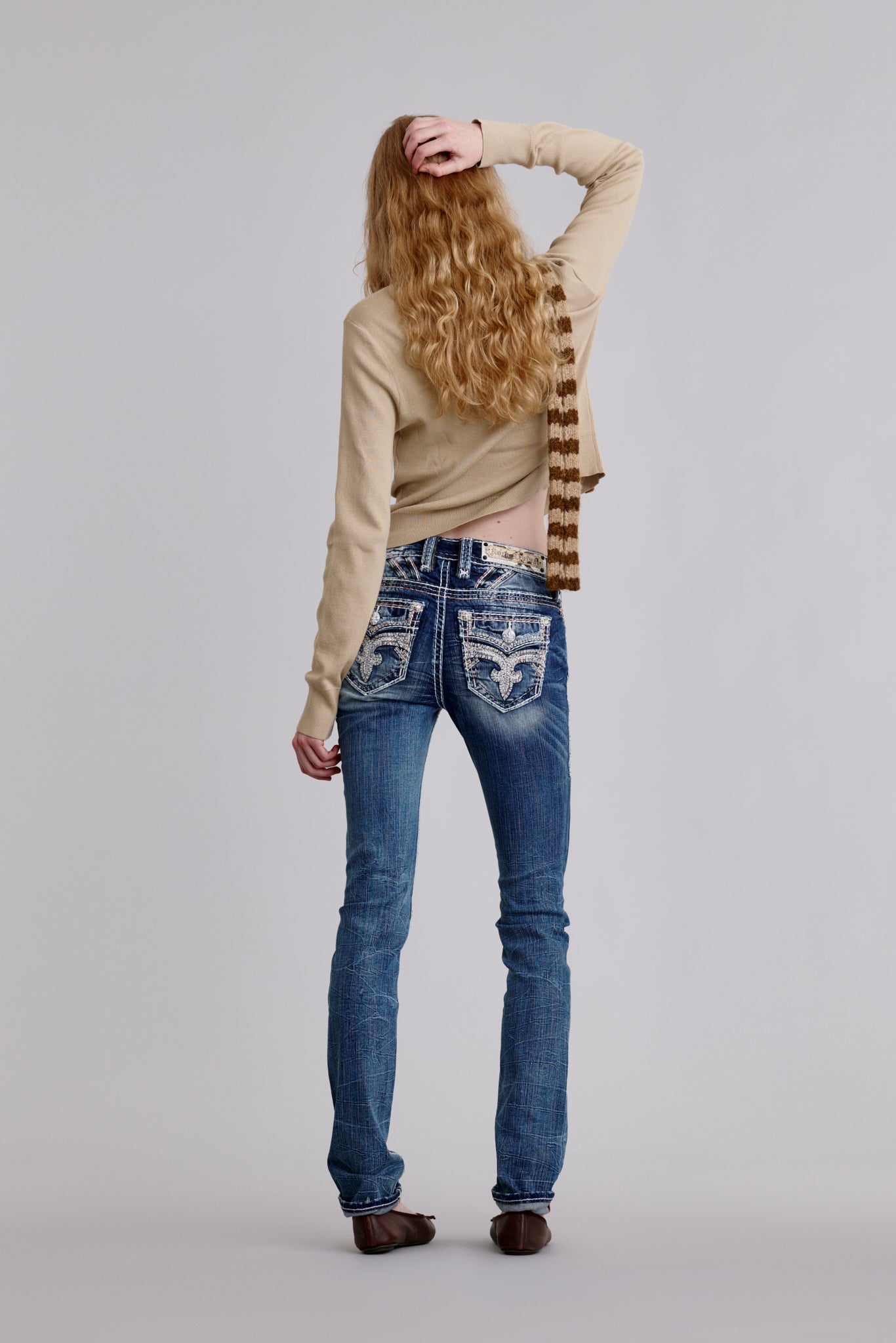 Daphne Straight Jeans in Medium Blue