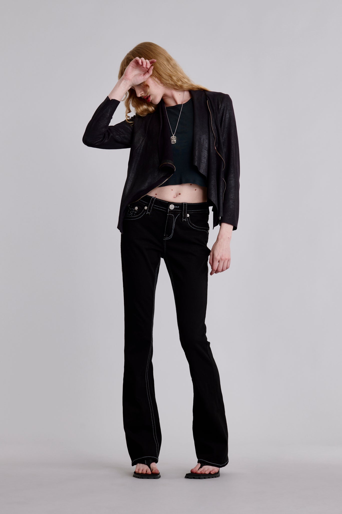 Lana Bootcut Jeans in Black