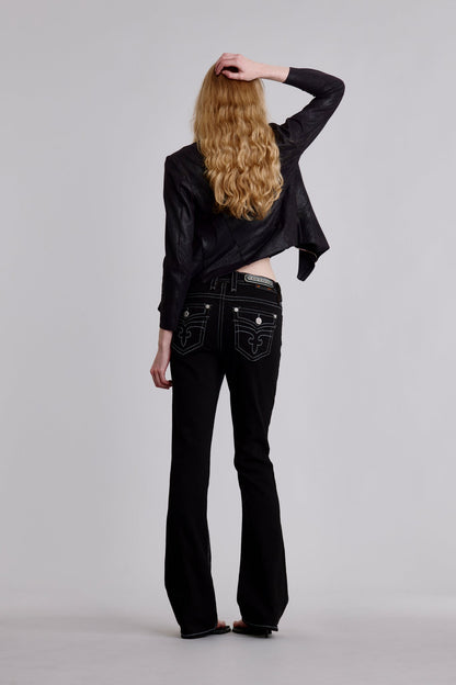 Lana Bootcut Jeans in Black