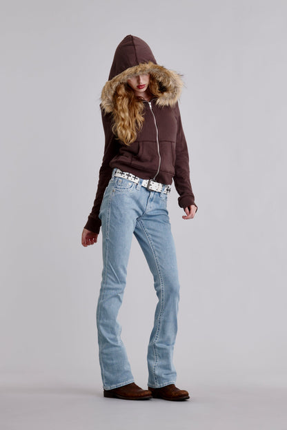 Lana Bootcut Jeans in Light Blue