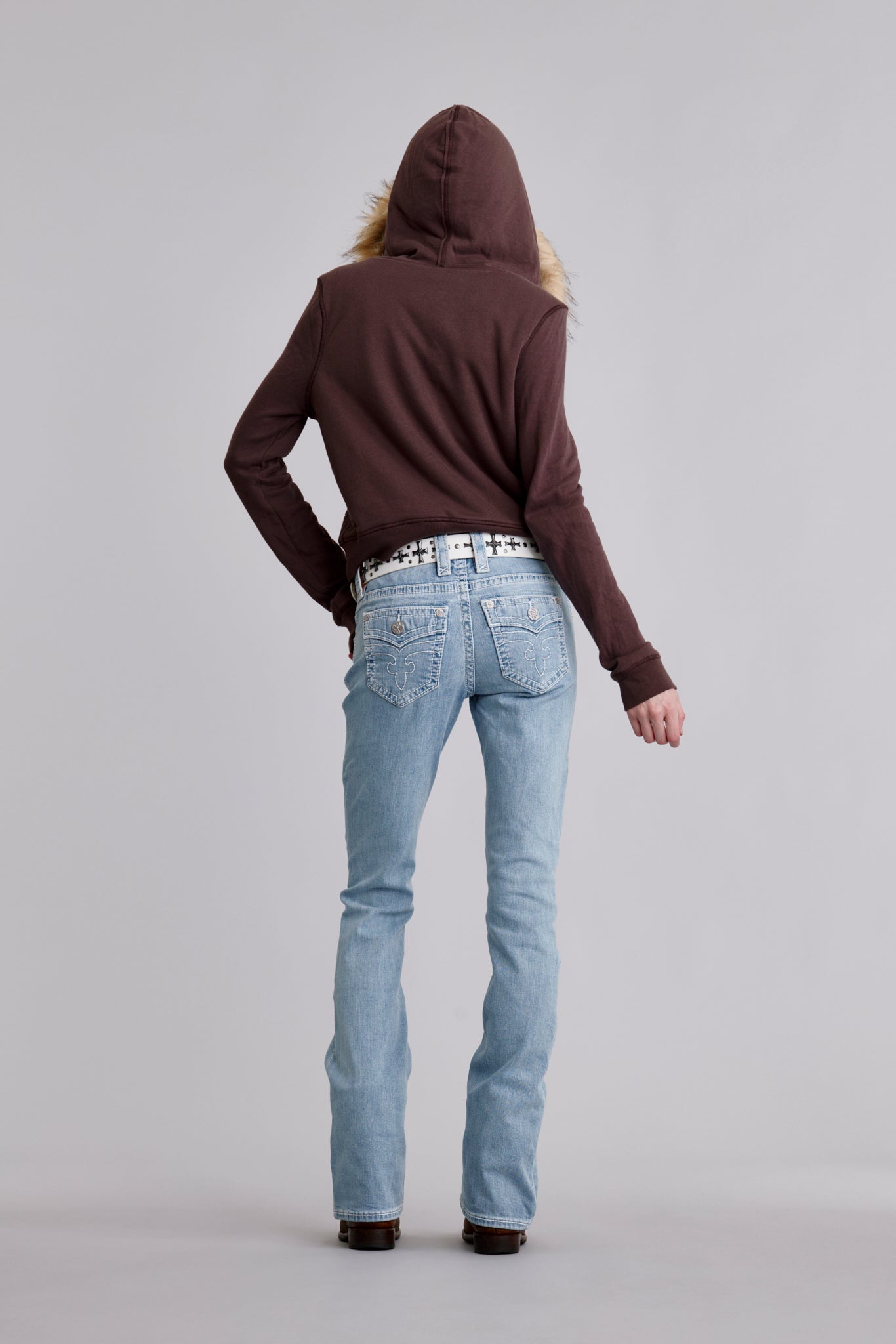 Lana Bootcut Jeans in Light Blue