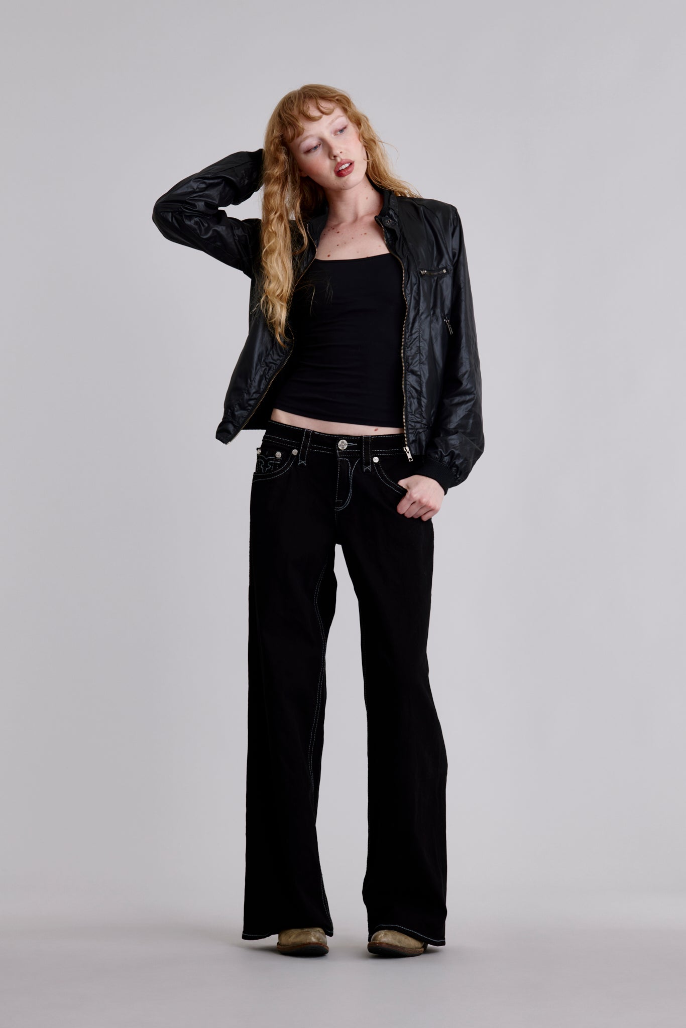 Lana Low-Rise Baggy Jeans
