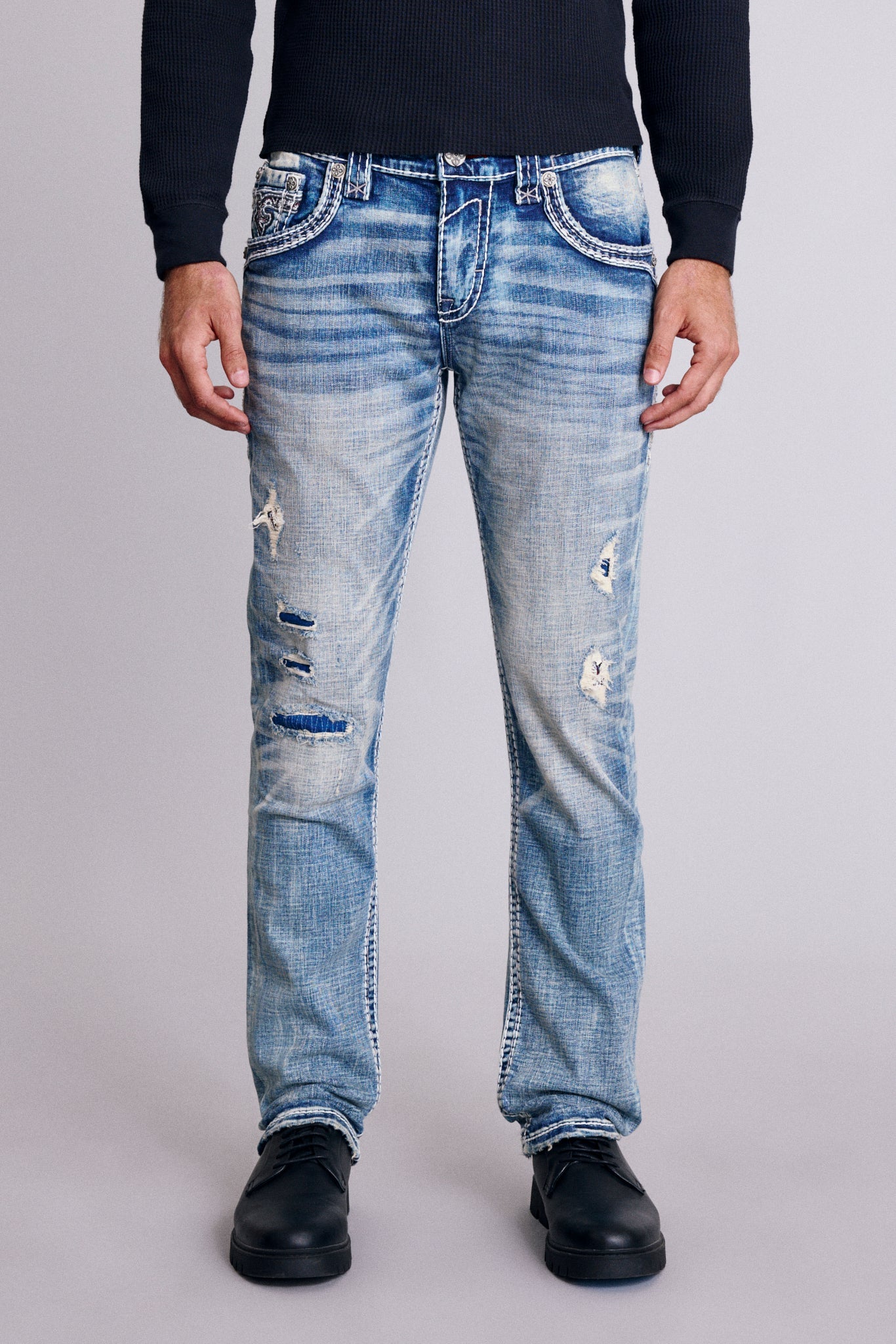 Landyn Alt Straight Jeans