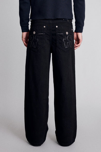 Newton Baggy 3 Jeans in Black Midnight