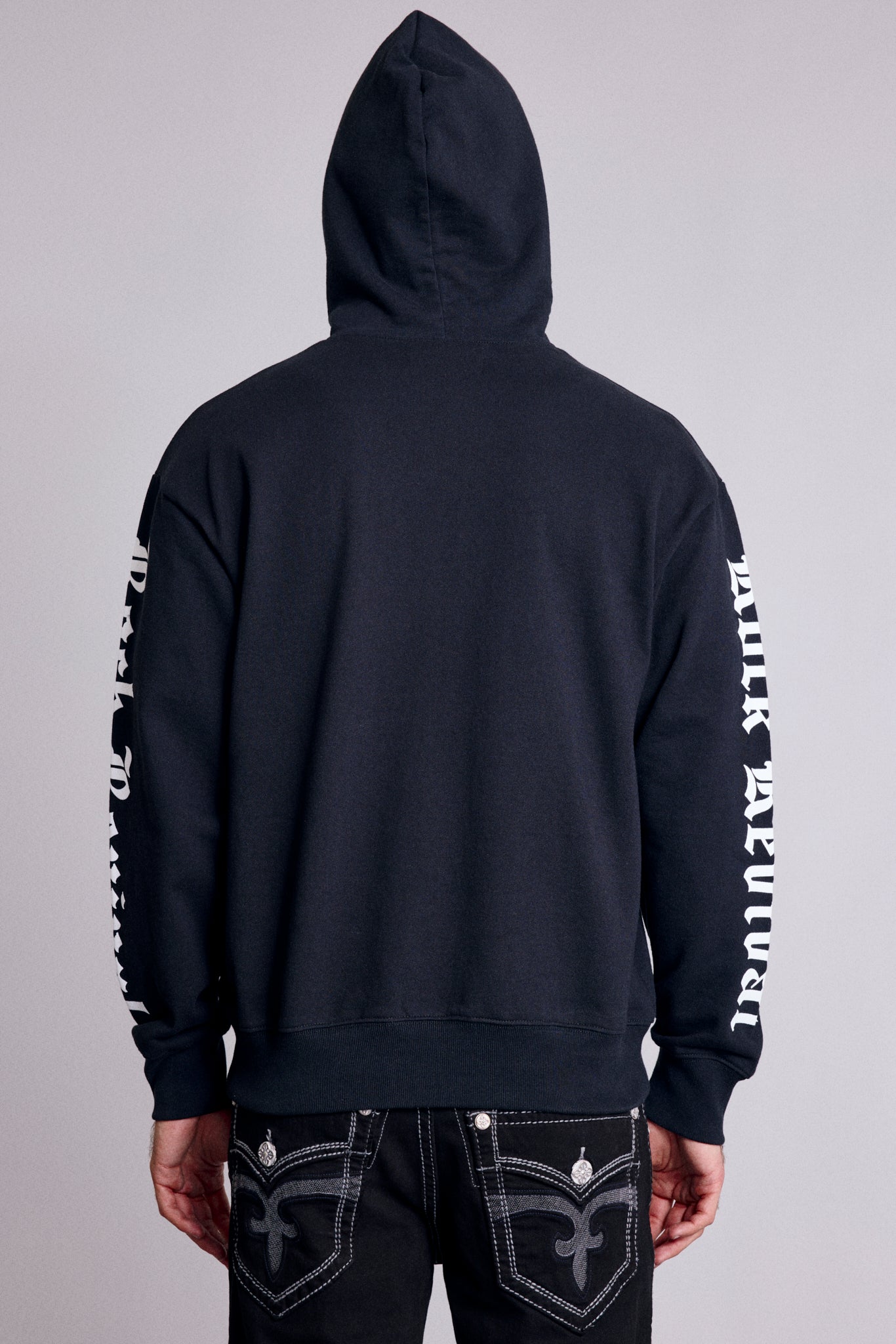 Classic Rock Hoodie in Black/Gray