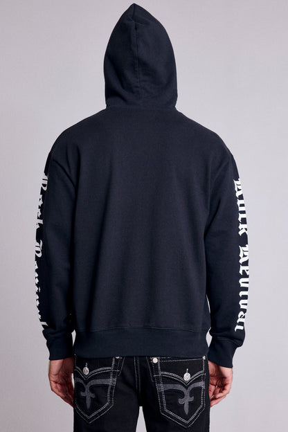 Classic Rock Hoodie in Black/Gray