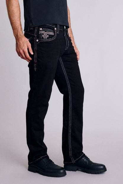Tyrone Straight Jeans in Black