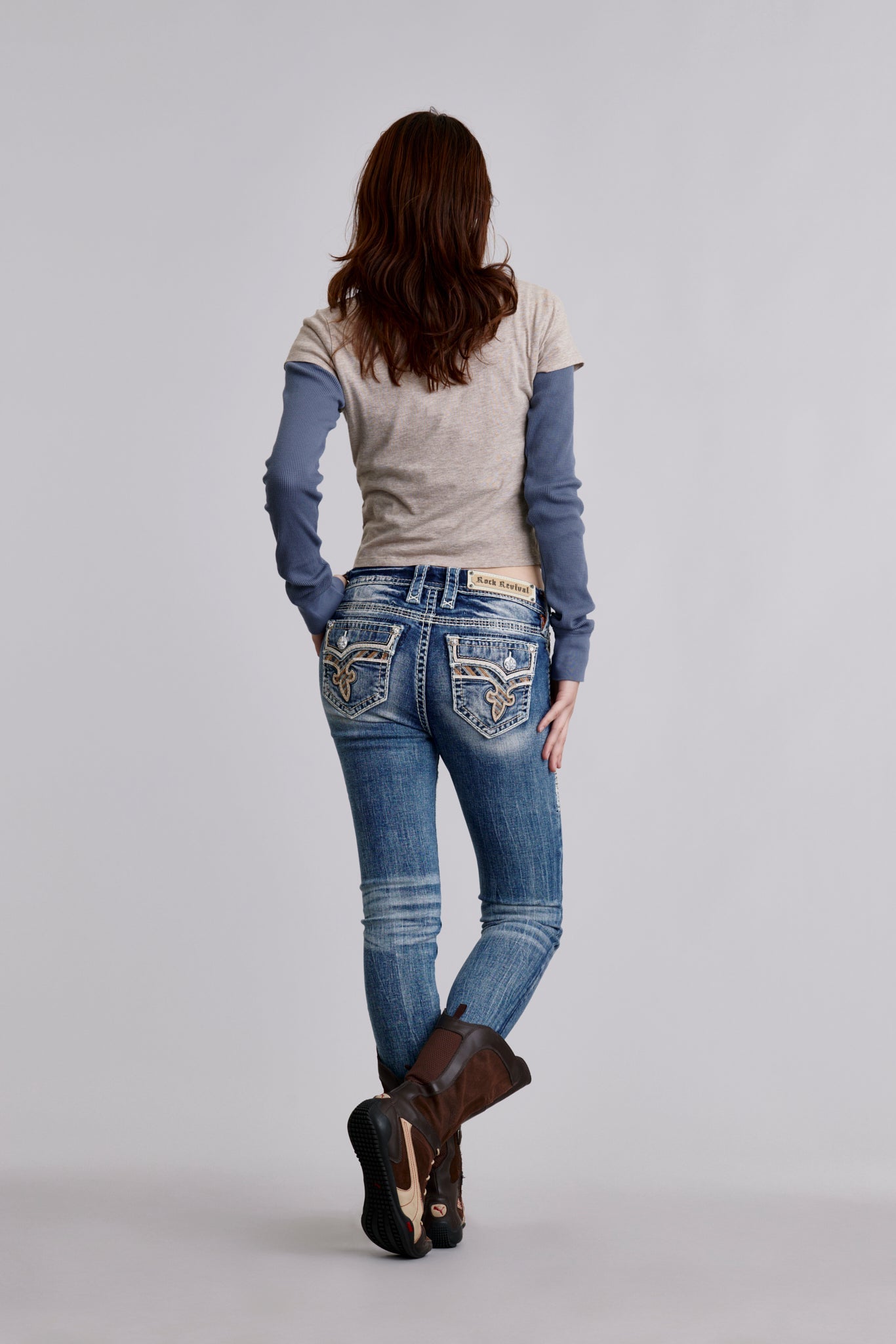 Colleen Skinny Jeans in Medium Blue
