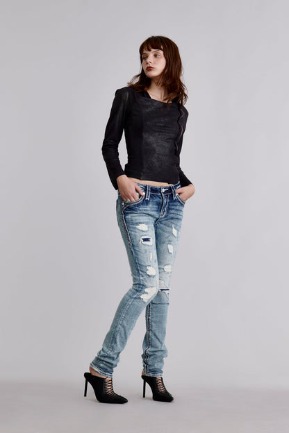 Joelle Straight Jeans