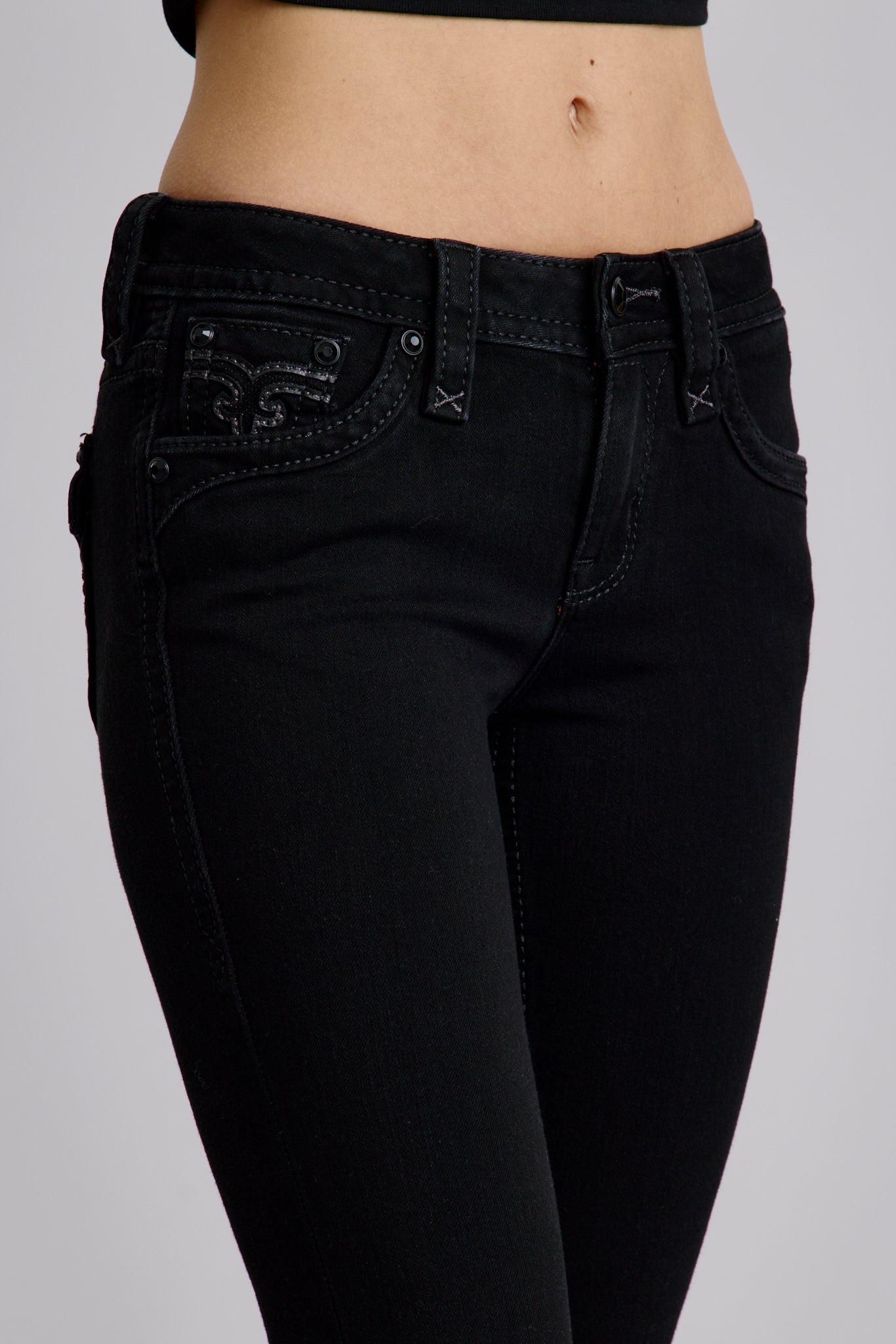 Celine Bootcut Jeans in Black