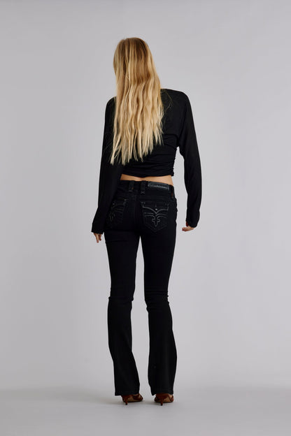 Celine Bootcut Jeans in Black