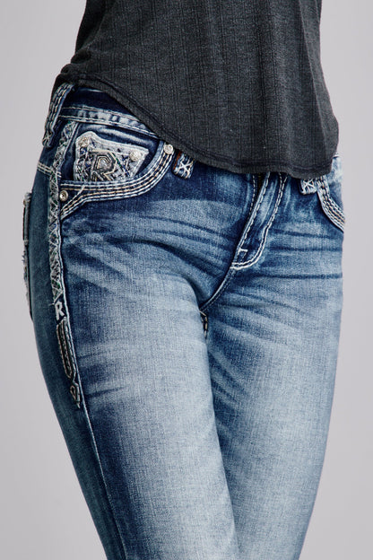 Devorah Bootcut Jeans in Medium Wash