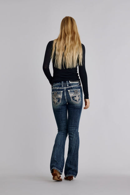 Emrose Bootcut Jeans in Dark Wash