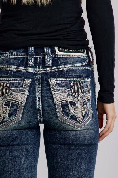 Emrose Bootcut Jeans in Dark Wash
