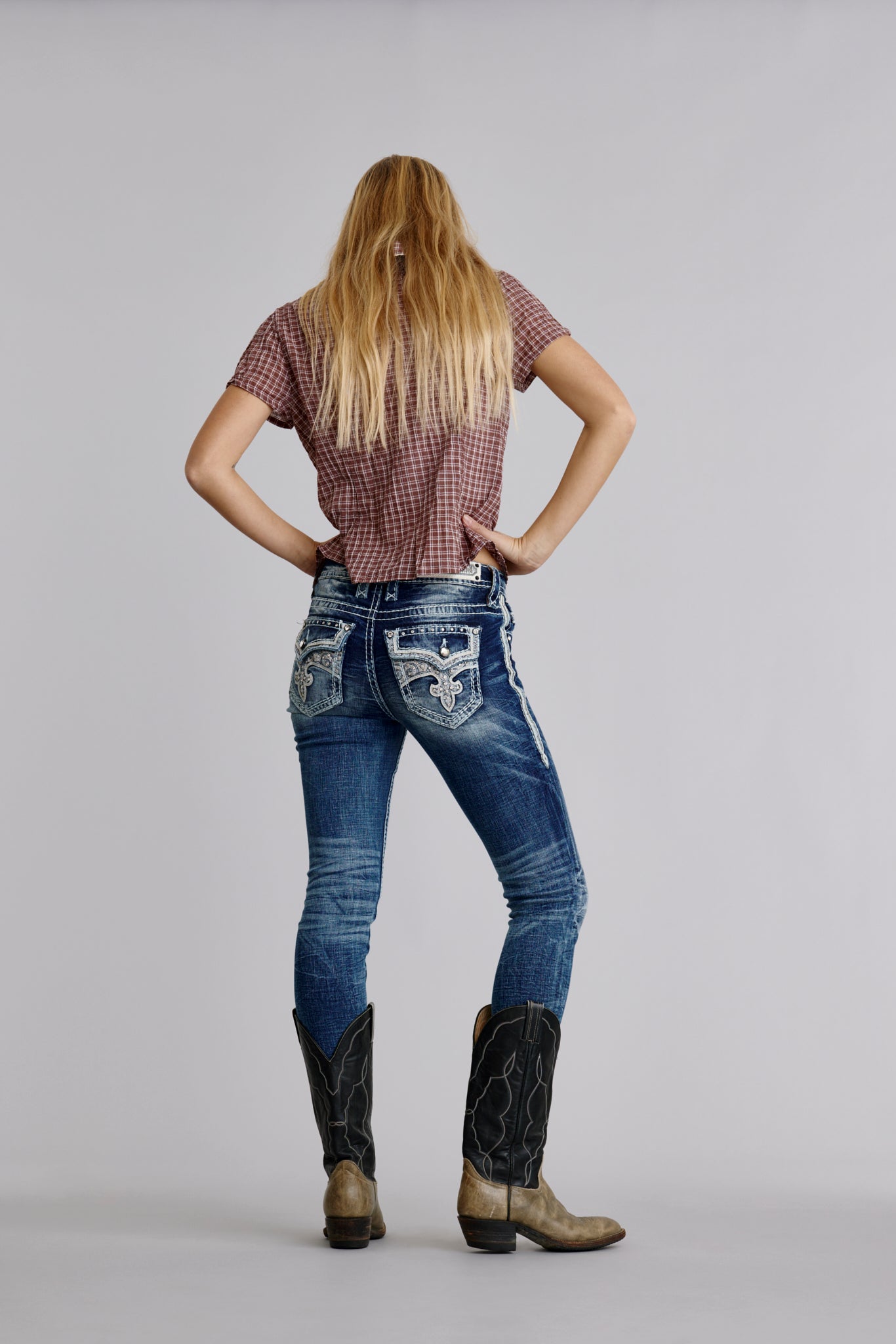 Bambi Skinny Jeans in Medium Blue