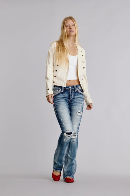 Eliza Bootcut Jeans in Medium Wash