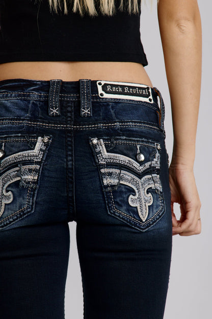 Jesika Bootcut Jeans in Dark Wash