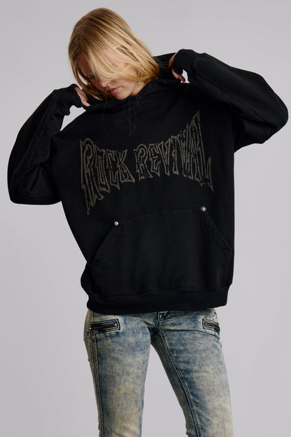 Soundwave Hoodie in Black/Gray (W)