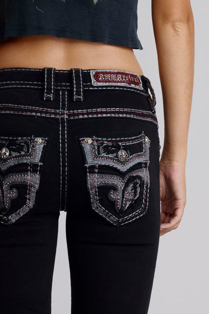 Elias Bootcut Jeans in Black