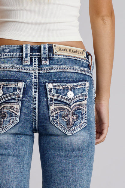 Endive Bootcut Jeans in Dark Blue