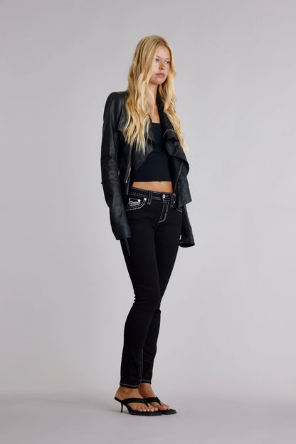 Raanan Skinny Jeans in Black