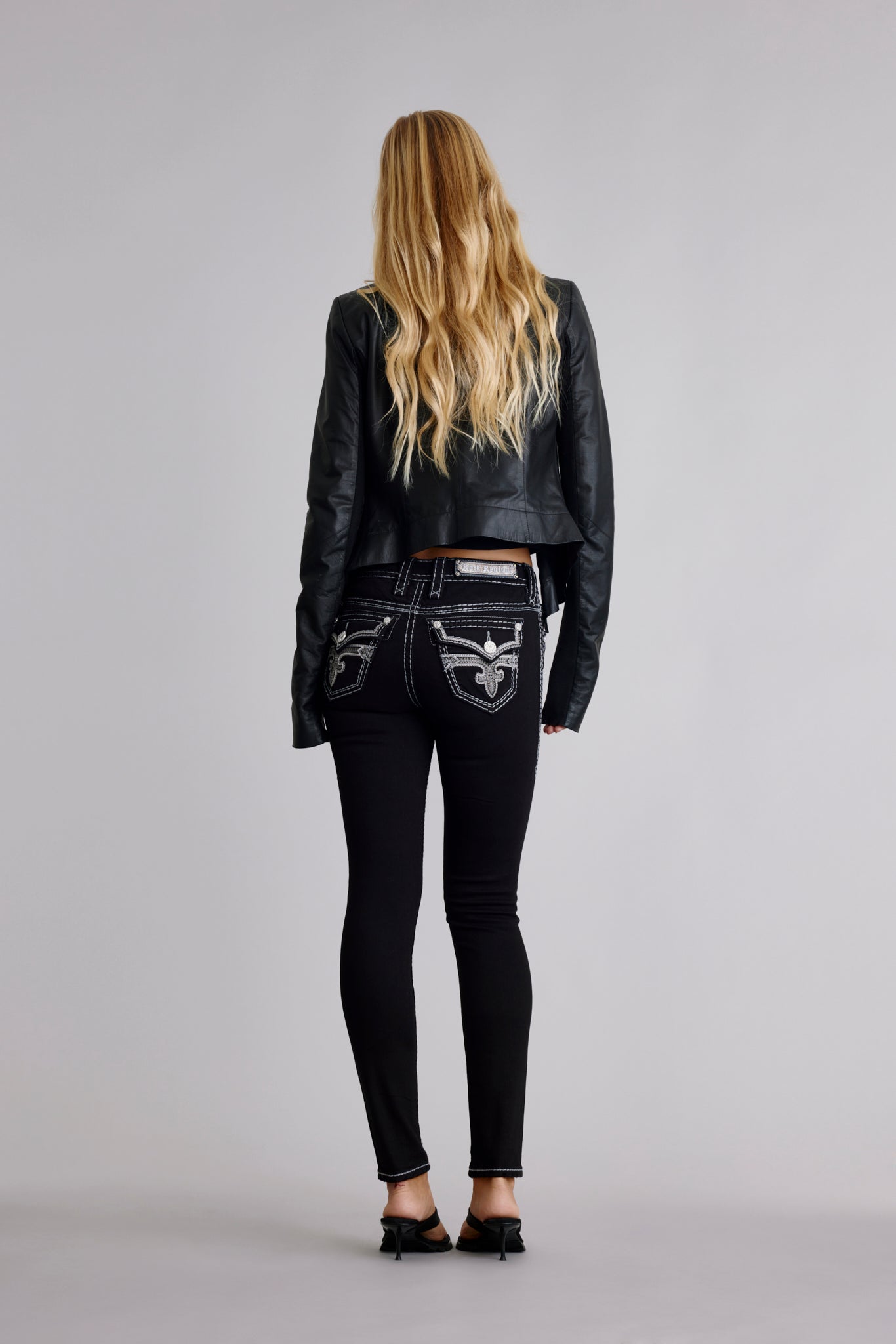 Raanan Skinny Jeans in Black