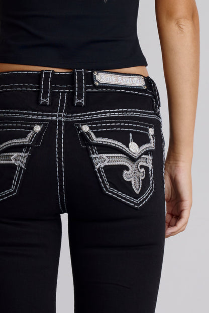 Raanan Skinny Jeans in Black