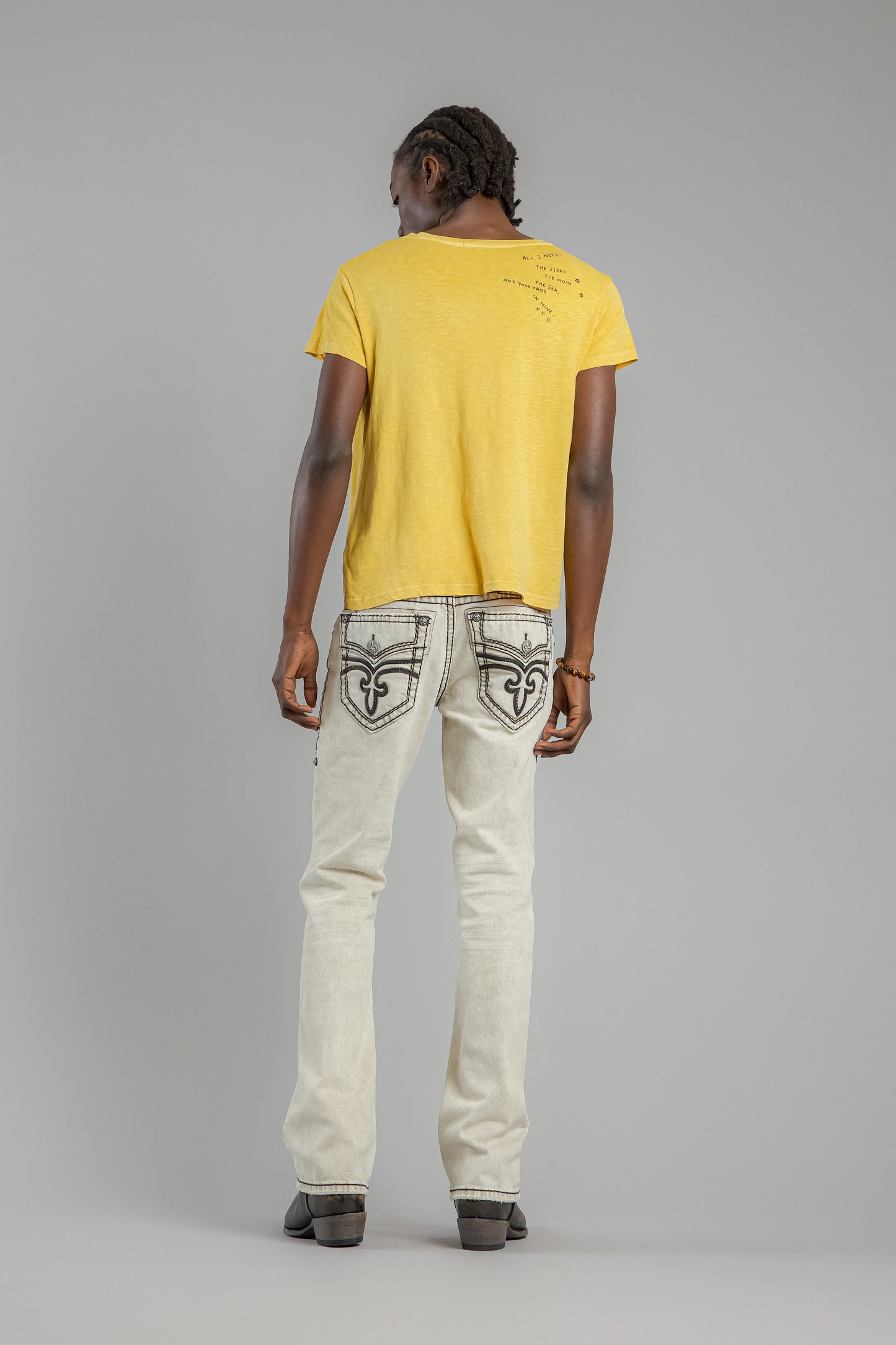 Arther Bootcut Jeans in Beige