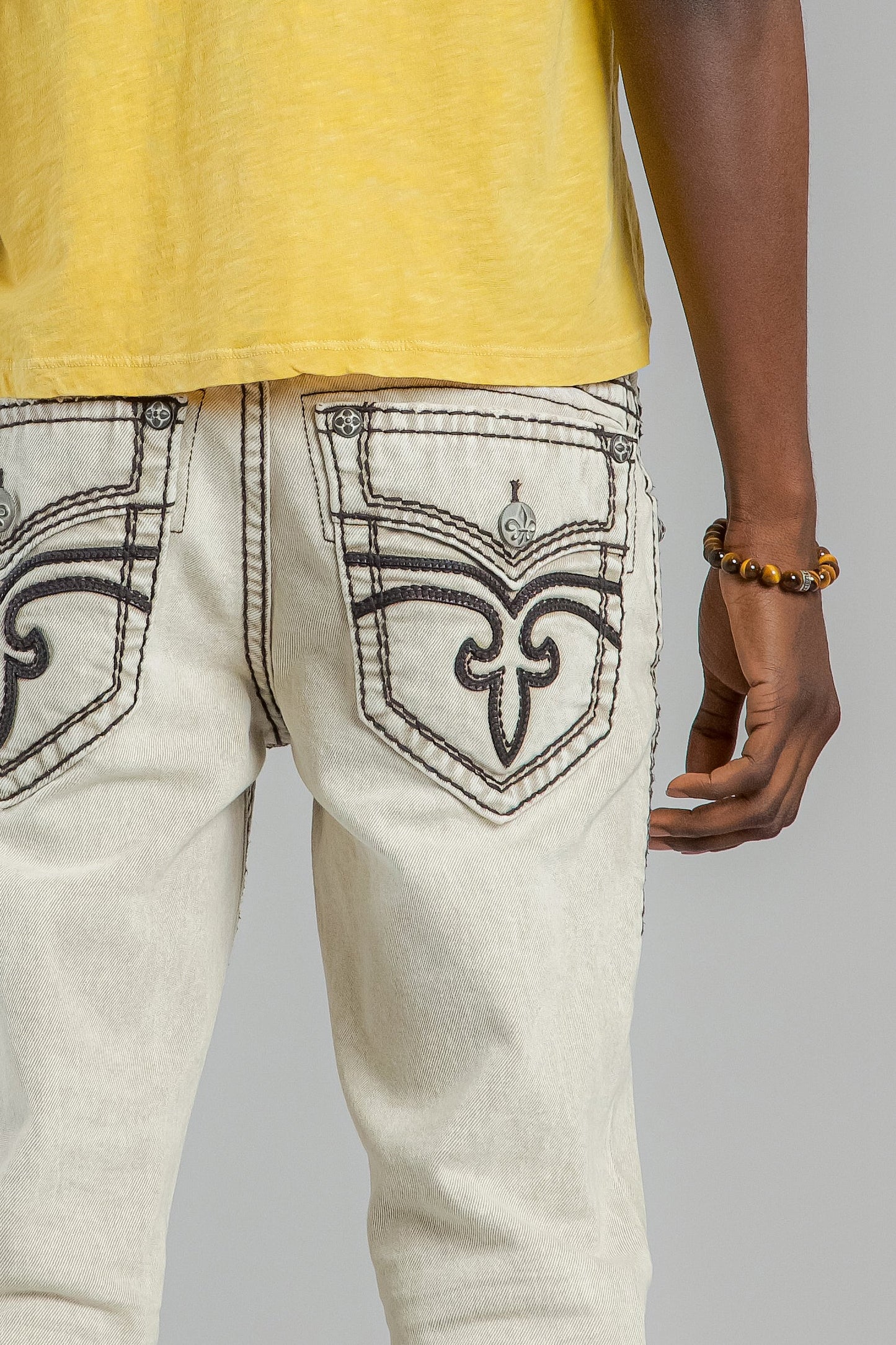 Arther Bootcut Jeans in Beige