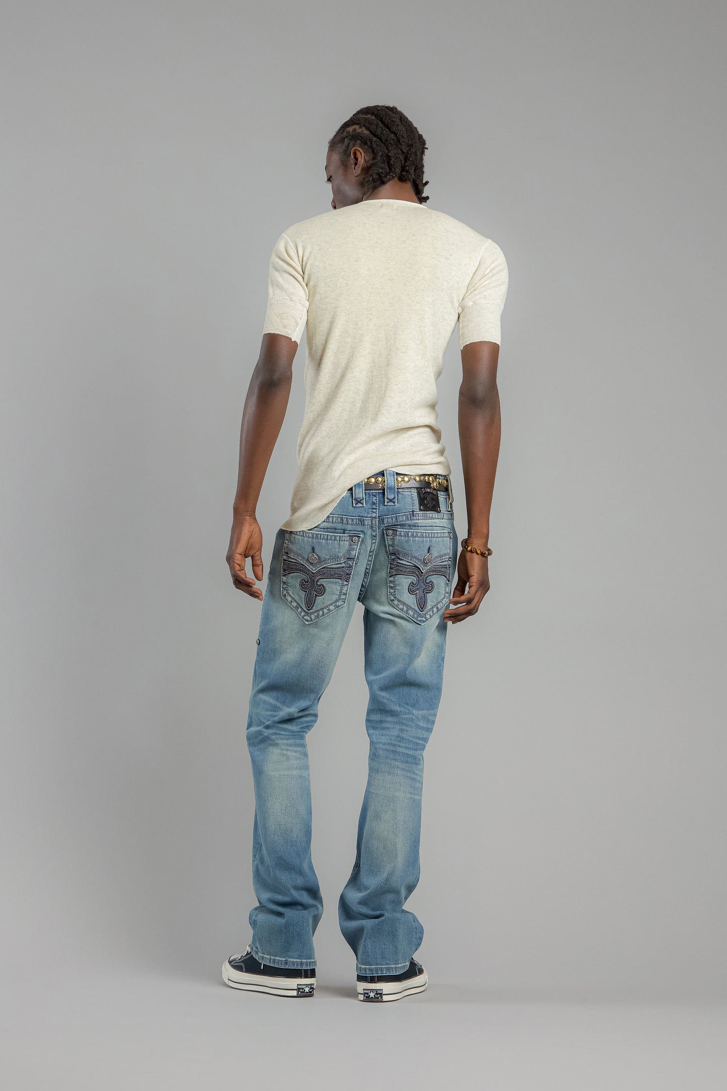 Arther Bootcut Jeans in Light Blue