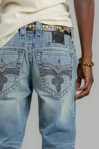 Arther Bootcut Jeans in Light Blue