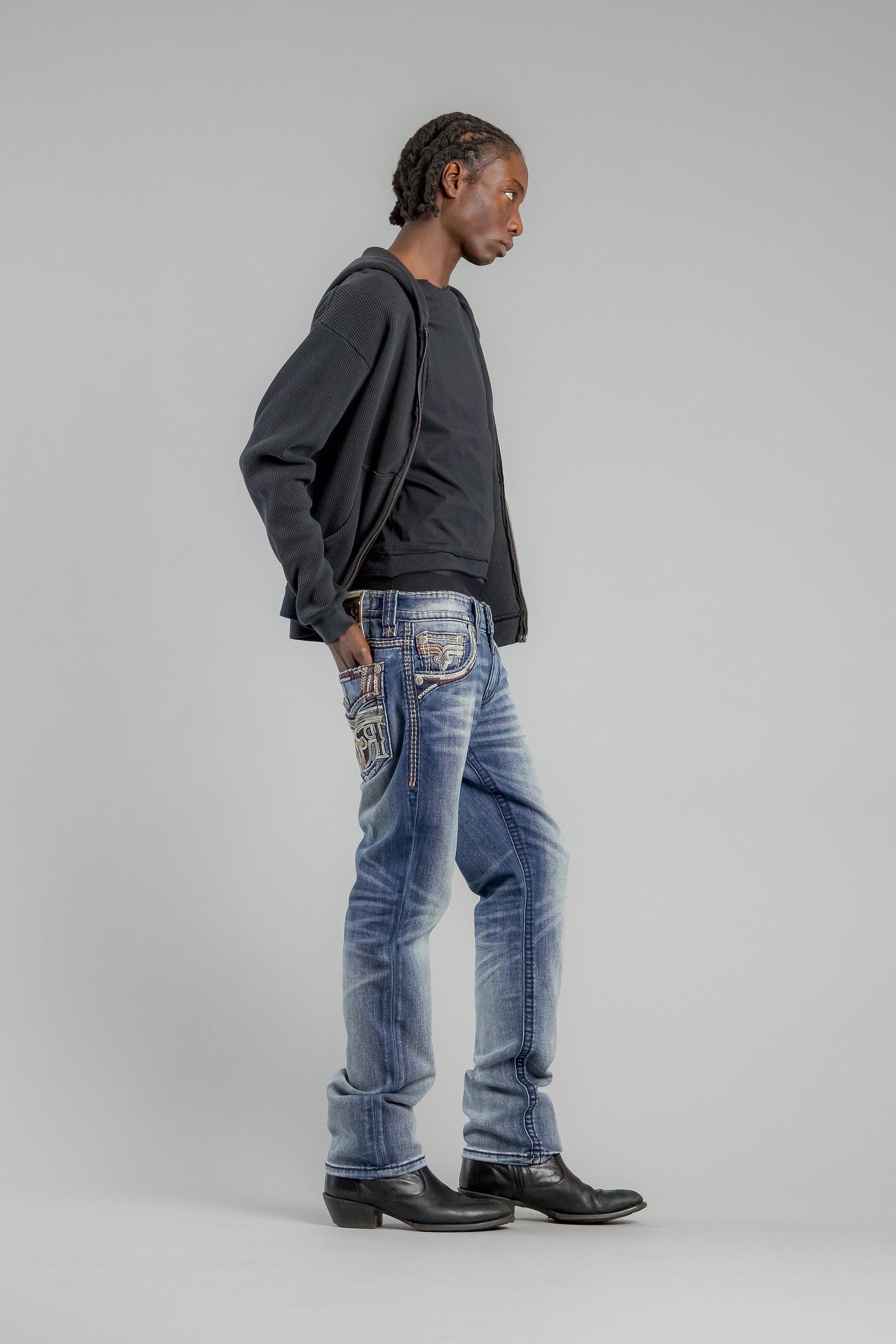 Bexton Straight Jeans in Vintage Blue