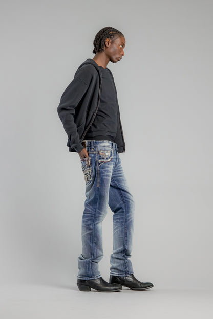 Bexton Straight Jeans in Vintage Blue