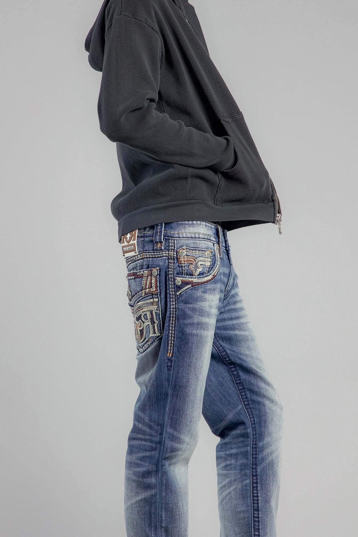 Bexton Straight Jeans in Vintage Blue