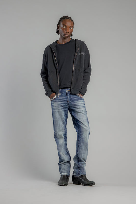 Bexton Straight Jeans in Vintage Blue