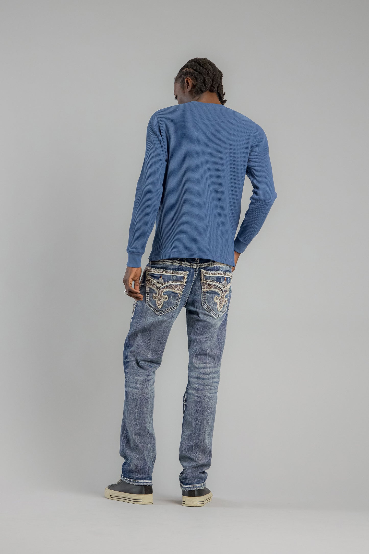 Brayen Straight Jeans in Dark Blue