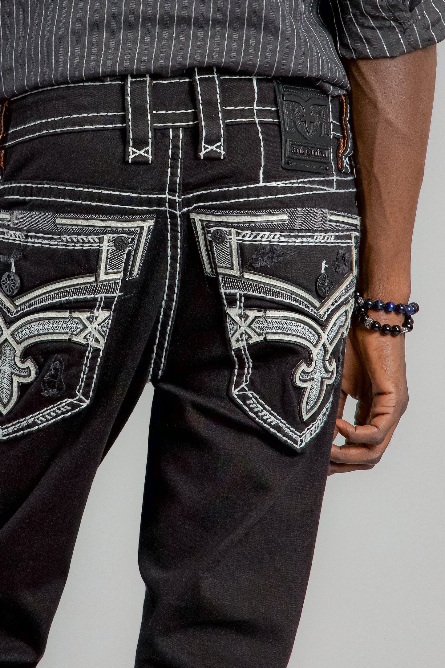 Eggplant Alt Straight Jeans in Black