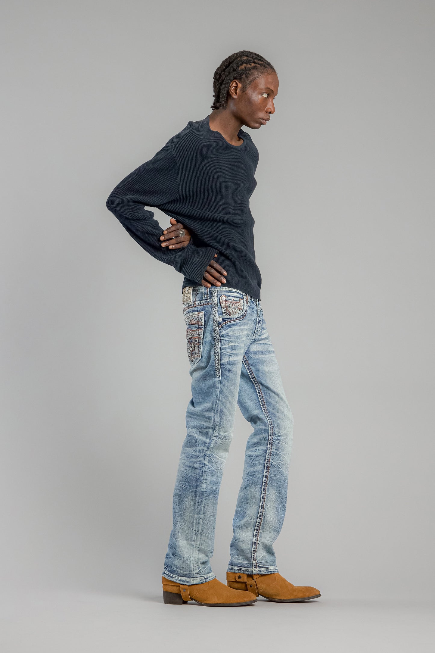 Esme Bootcut Jeans in Light Blue