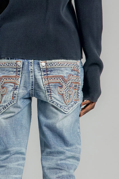 Esme Bootcut Jeans in Light Blue