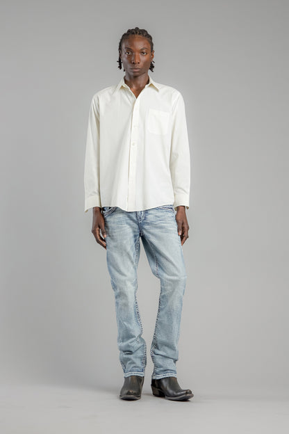 Justice Straight Jeans in Light Blue
