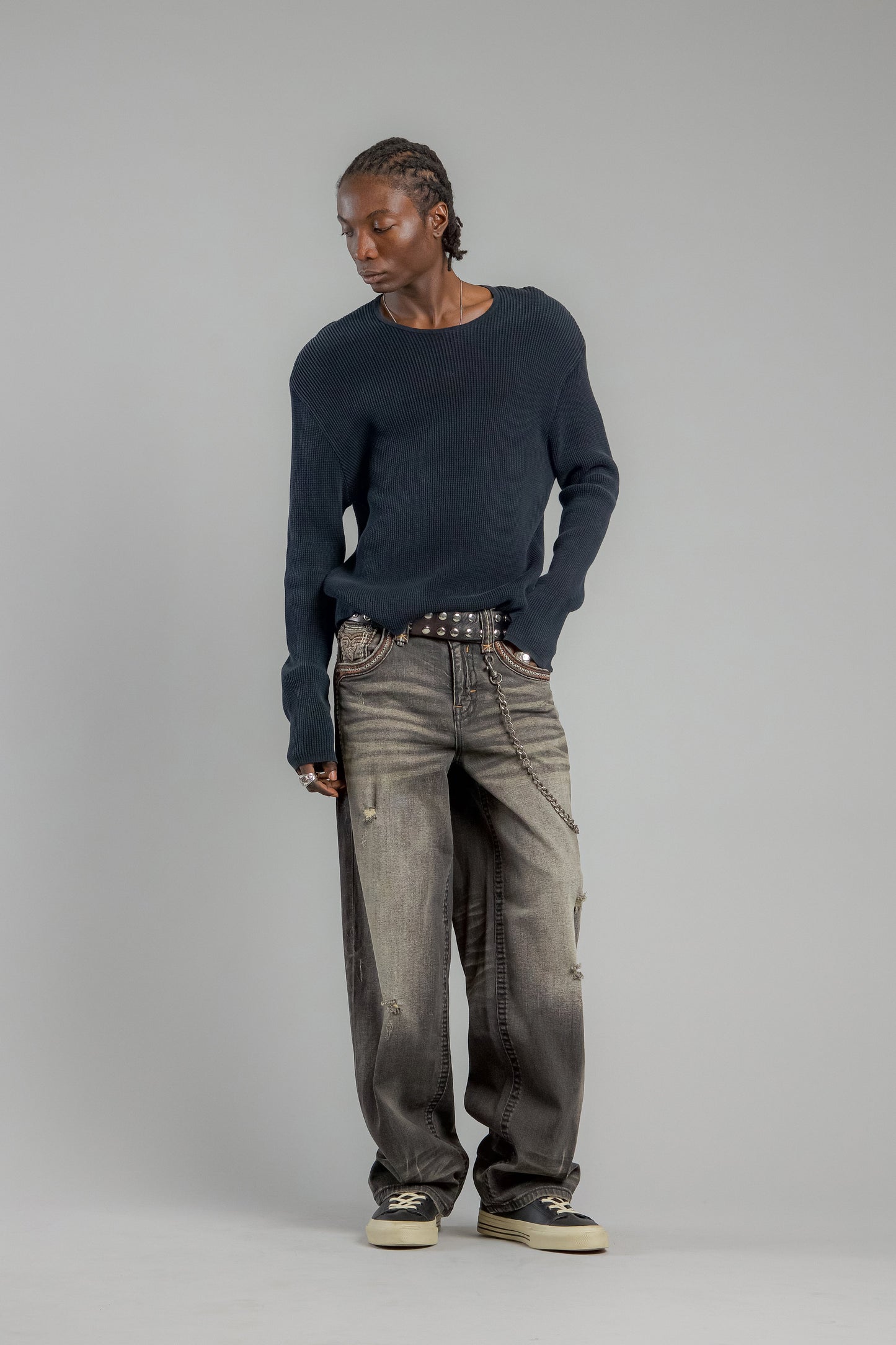 Milton Relaxed Baggy 2 Jeans in Vintage Black