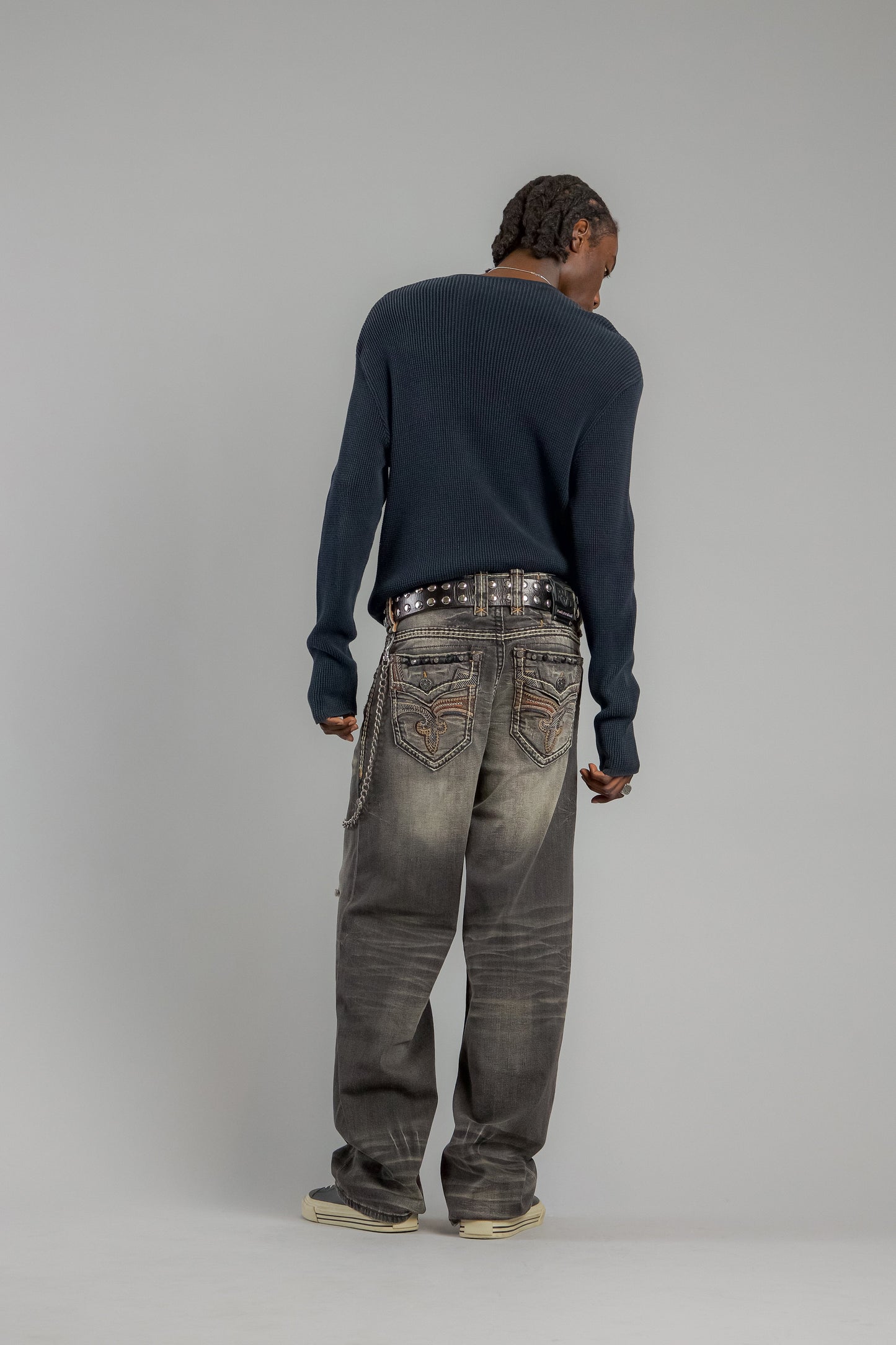 Milton Relaxed Baggy 2 Jeans in Vintage Black