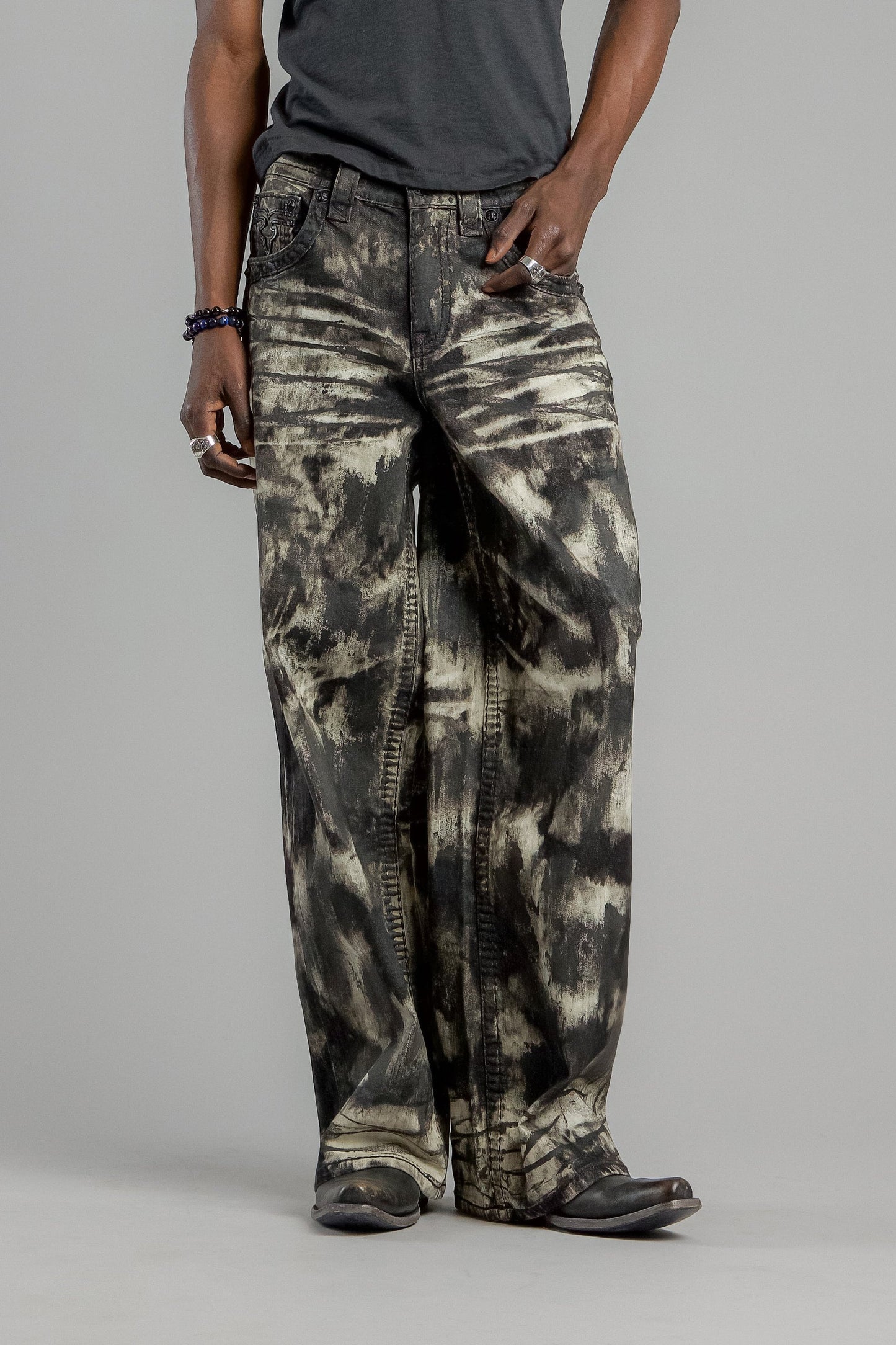 Newton Baggy 3 Jeans in Storm Coating