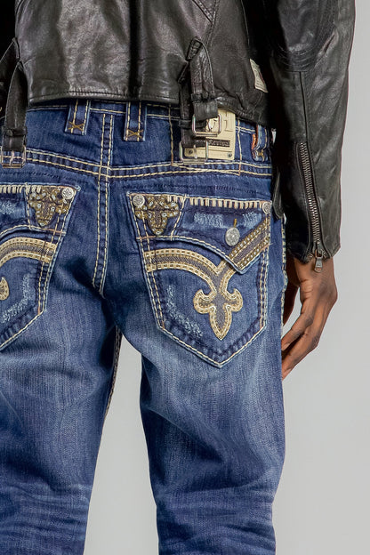 Prarie Bootcut Jeans in Dark Blue