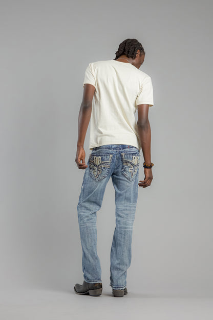 Richie Straight Jeans in Light Blue