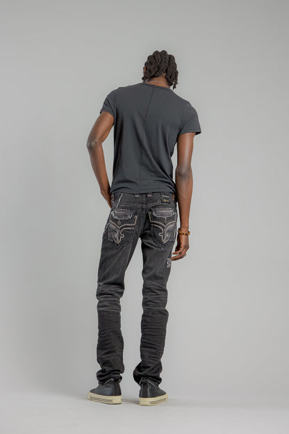 Vinton Straight Jeans in Gray Wash - GR Collection