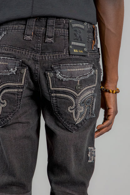Vinton Straight Jeans in Gray Wash - GR Collection