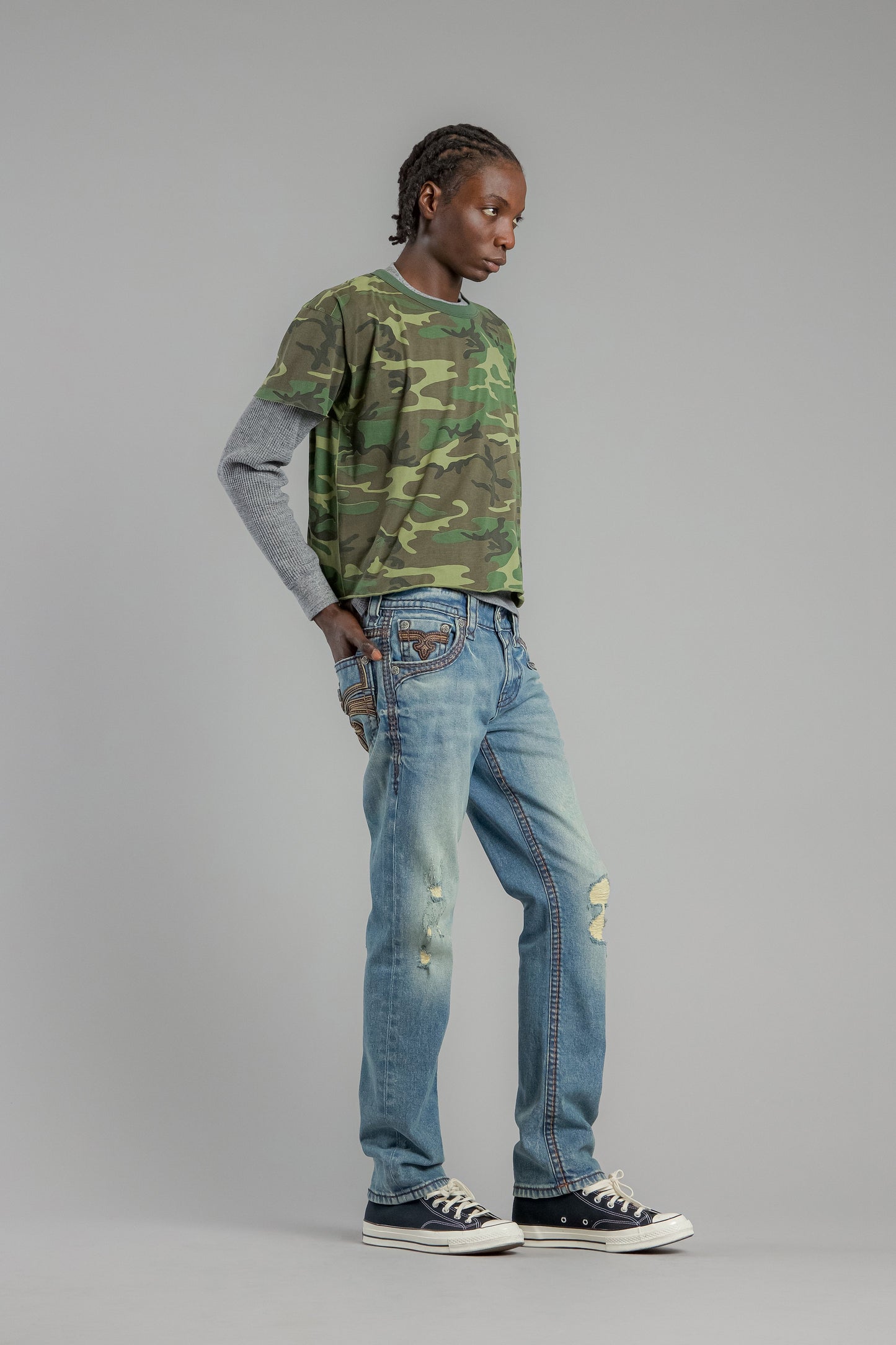 Wes Straight Jeans Light Vintage Blue