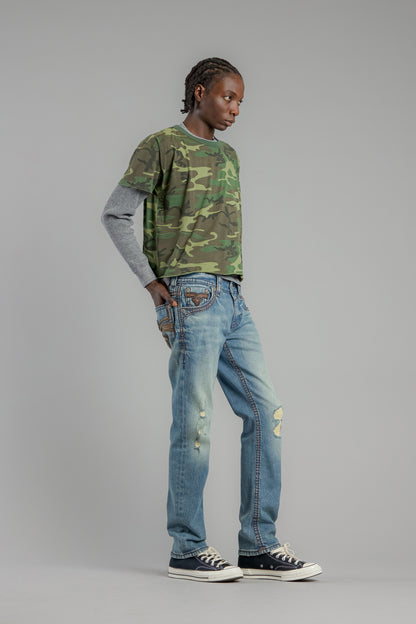 Wes Straight Jeans Light Vintage Blue