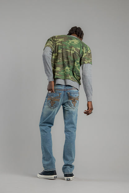 Wes Straight Jeans Light Vintage Blue
